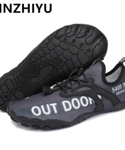 Men Water Shoes Swimming Barefoot Quick Dry Lightweight Aqua Sneakers Outdoor Sports Five Fingers Upstream Wading Shoes Summer Breathable Surfing Sandals Beach Trekking New Big Size