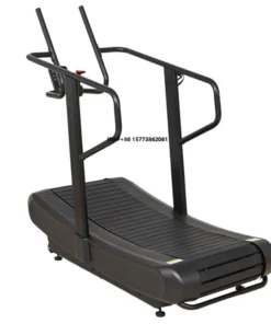 S Factory Gym Fitness Self Generating Running Machine Unpowered Commercial Curved Treadmill