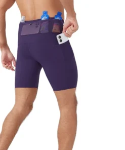 Gym Multi Pocket Tights for Men Compression Shorts Marathon Running Shorts Man Fitness Clothing Sports Wear Crossfit Sweatpants