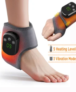 Electric foot and hand massager can vibrate and heat the ankles and ankles, and the bracket joints are portable, which can relax