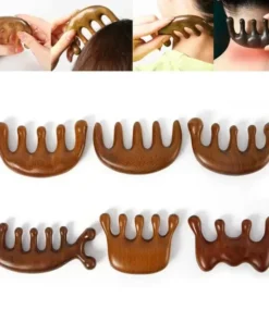 Gua Sha Massage Comb Wide Tooth Facial Massager for Head Face Scalp And Body Guasha Scraping Tool