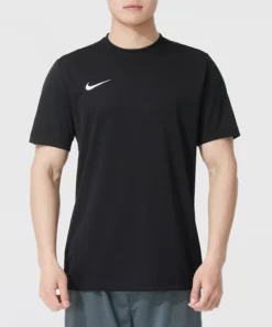 Nike Men's Running and Fitness Training Sportswear Round-Neck Breathable Quick-Drying Short-Sleeved Jersey