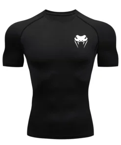 Men Compression Shirt Short Long Sleeve Quick Dry | All Season Workout Top for Gym Running Fitness UV Protection