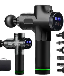 Fascial Massage Gun Electric Waist and Back Massager High-Frequency Vibration Muscle Relaxation Electric Shoulder Massage Gun